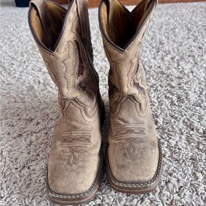 Dan Post Kids Tan Western Boots